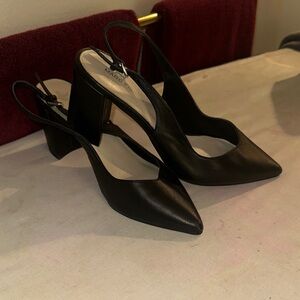 Marc Fisher Black Slingback Heels